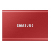 Внешний SSD  500Gb Samsung T7 USB 3.2 Gen.2 (10 Гбит/c)  AES 256, Красный, MU-PC500R/WW