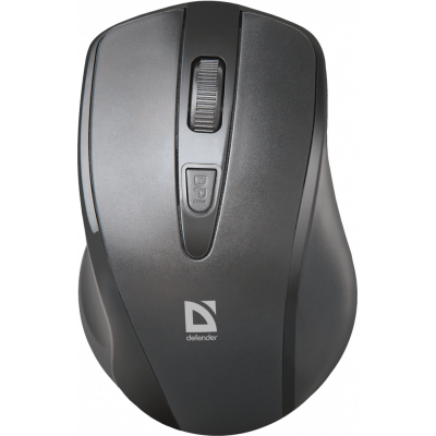 Мышь беспроводная Defender Datum MM-265 черный,3 кнопки, 800-1600 dpi, НОВИНКА!