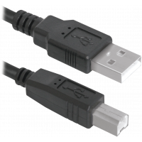 Кабель Defender USB04-17 USB 2.0, AM-BM 5м, BULK (пл. пакет)