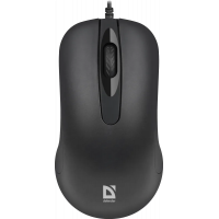 Мышь проводная Defender Classic MB-230 (Черный), USB 4кн, 1кл-кн, 1000-1200 dpi, НОВИНКА!