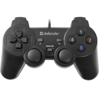 Геймпад Defender Omega USB, 12 кнопок, 2 стика, 64247