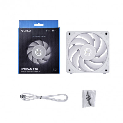 Вентилятор для корпуса Lian Li UNI FAN P28 120mm UF-P28120-1W WHITE (G99.12P281W.00)