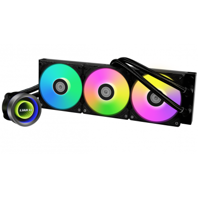Водяное охлаждение для CPU Lian Li GA II Trinity 360, ARGB 3x120см Black G89.GA2T36B.00