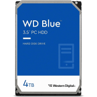 Жесткий диск HDD 4Tb Western Digital Blue SATA 6Gb/s 256Mb 5400rpm WD40EZAZ
