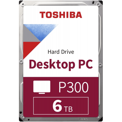 Жесткий диск HDD  6Tb TOSHIBA P300 SATA 6Gb/s 5400rpm 128Mb 3.5