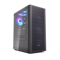 Корпус PCCooler MA100 MESH BK ATX/M-ATX/ITX USB3.0, 2xUSB2.0 Black