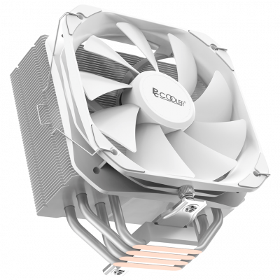 Вентилятор для процессора PCCooler PALADIN 400 WH, TDP 235W 4-pin 1700/1200/20xx/115x/AM5/AM4 Белый