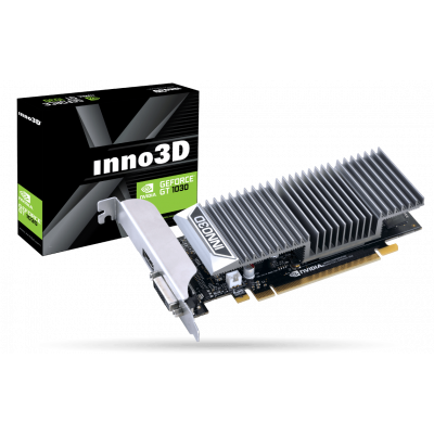 Видеокарта Inno3D GeForce GT1030 2GB GDDR5 LP, 2G GDDR5 64bit DVI HDMI N1030-1SDV-E5BL