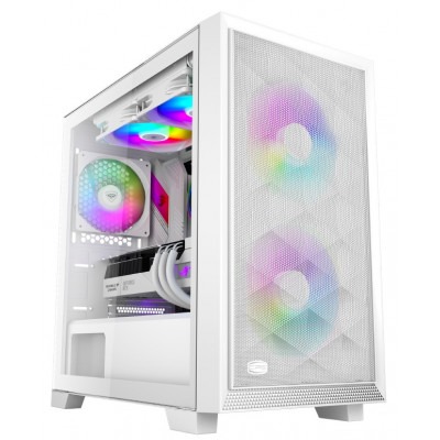 Корпус PCCooler C3D310 WH ARGB mATX/ITX USB3.0, 2xUSB2.0 White