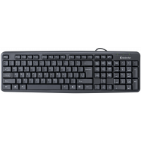 Клавиатура Defender Element HB-520 B (Черный), USB, ENG/RUS/KAZ,стандарт