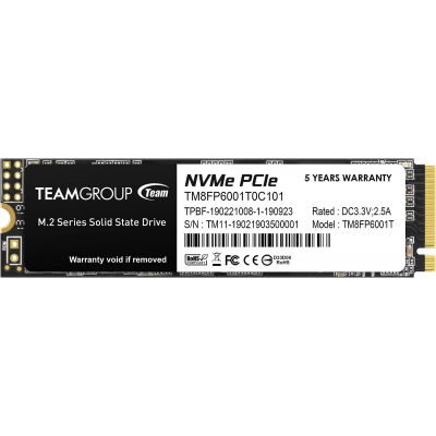 Твердотельный накопитель 1000GB SSD TeamGroup MP33 M.2 NVMe R1800Mb/s W1500MB/s TM8FP6001T0C101