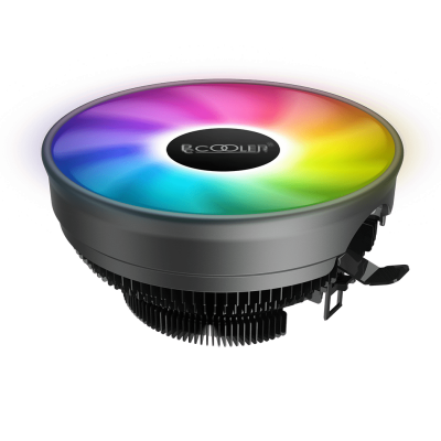 Вентилятор для процессора PCCooler E126M PRO RGB TDP 100W 1700/1200/115x/АМ5/AM4/AM3/AM3+/AM2 Черный