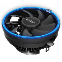 Вентилятор для процессора PCCooler E126M B Blue Led TDP 100W 4-pin 1700/1200/115x/AM5/AM4/AM3 Черный