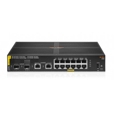 Коммутатор HPE Aruba 6100 12G Class4 PoE 2G/2SFP+ 139W Switch (JL679A#ABB)