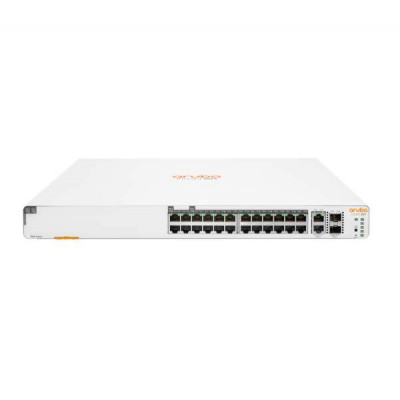 Коммутатор HPE Aruba Instant On 1960 24G 20p Class4 4p Class6 PoE 2XGT 2SFP+ 370W Switch (JL807A#ABB)