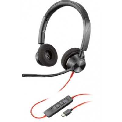 Наушники Poly Blackwire 3320 Stereo Microsoft Teams Certified USB-C Headset +USB-C/A Adapter (8X220AA)